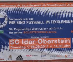 SF Lotte Vs. Idar-Oberstein 0:0 vom 06.08.2011
